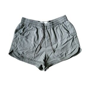 Hollister Ultra High Rise Khaki‎ Green Shorts Medium Womens Cotton  Pockets